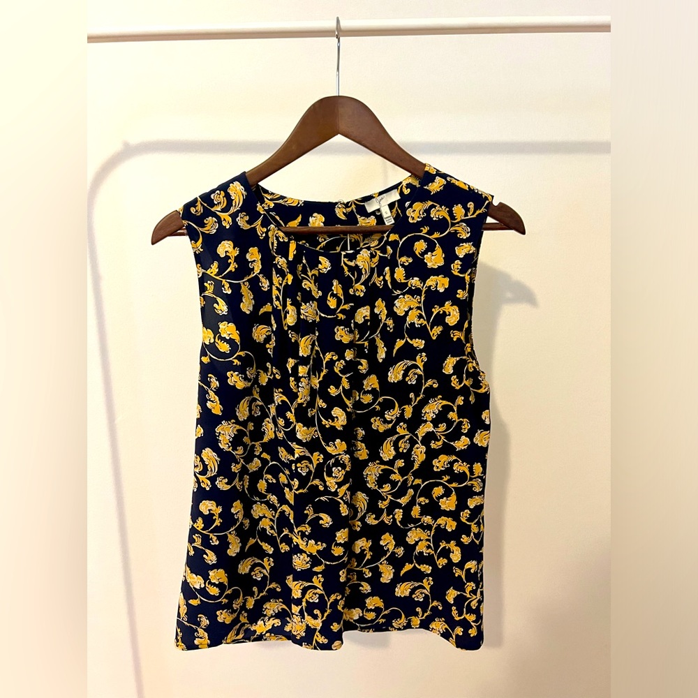 JOIE Sleeveless Silk Top